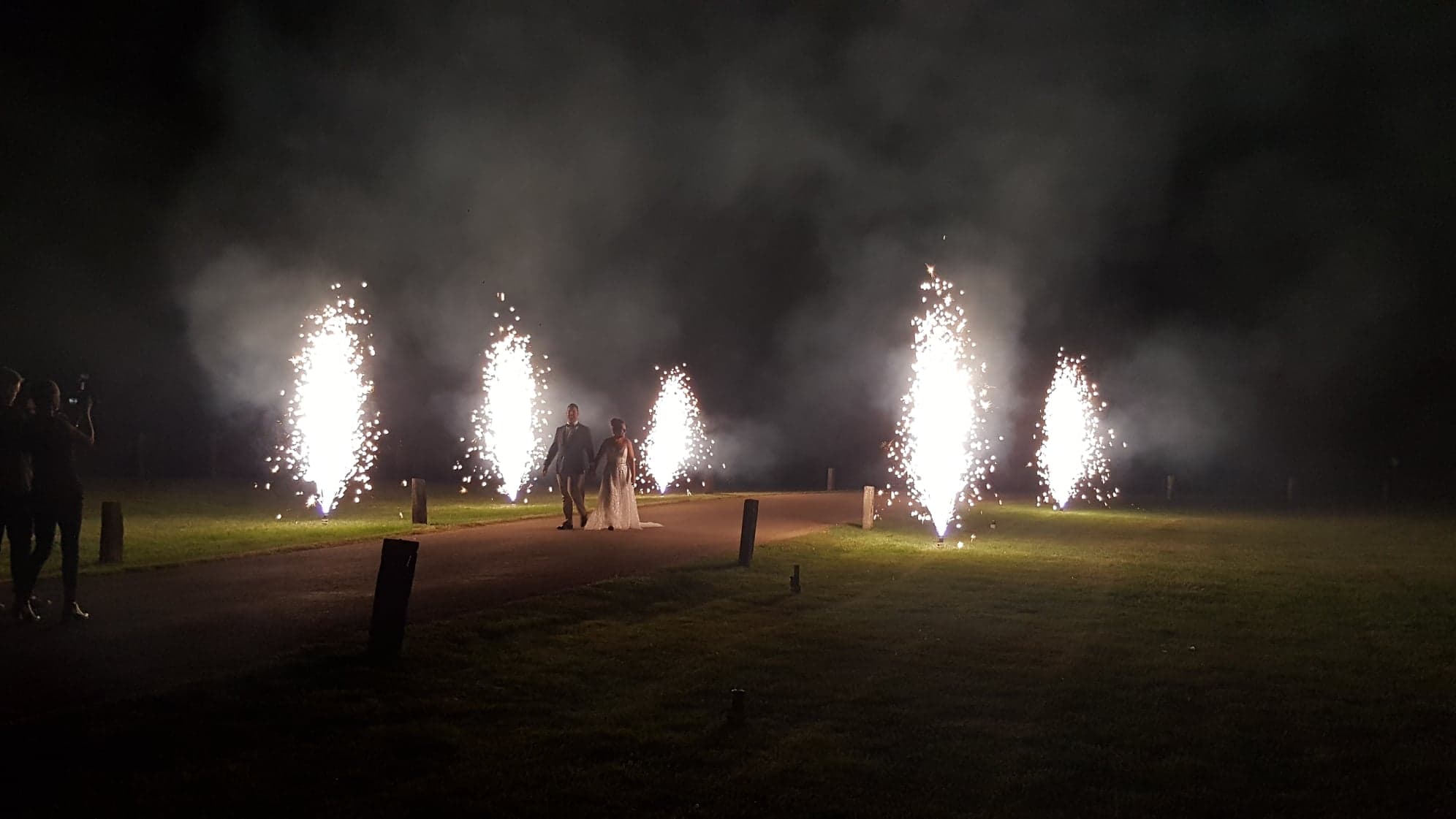 Wedding fireworks effects